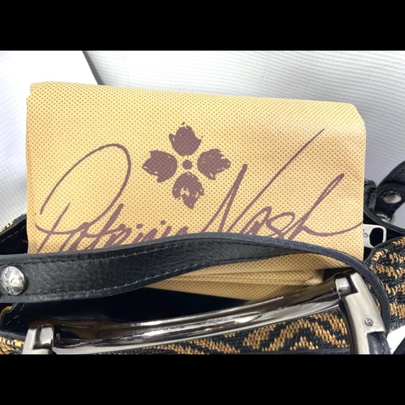 Patricia Nash Aria Dbl Ring Shopper.TribalWeave. Natural/Black.Dust Bag Included - Picture 11 of 13